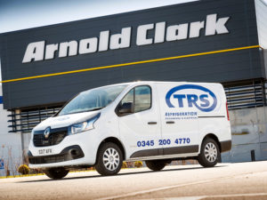 TRS's expanded fleet of Renault Trafic vans