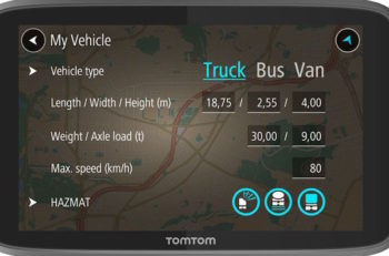 TomTom Professional sat nav