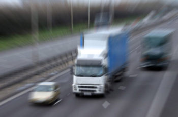 Vehicles on motorway