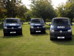 VW Transporters branded with Baxi logo