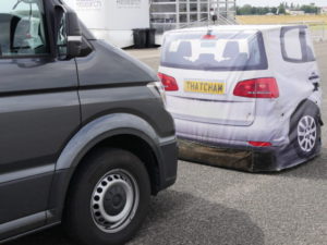 Thatcham tests on Crafter AEB technology