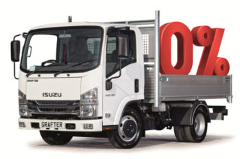 Isuzu Trucks' 0% finance offer applies to the Grafter 3.5t tipper models