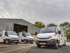 Connect Plus Services has taken delivery of four IVECO 7.2-tonne Daily chassis cabs