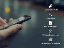 The FleetWave Forms app enables users to custom-build data collection forms