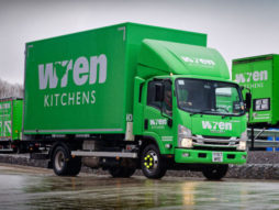 Upsizing the delivery vehicles has enabled the fleet to be cut from 100 vans to 45 Isuzu trucks.