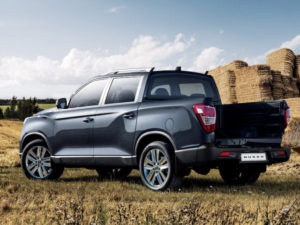 The SsangYong Musso can tow up to 3.5 tonnes, with a maximum load weight of one tonne.