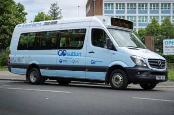 The GoSutton service will operate a cash-free policy in Sutton, instead relying on an app, text or phone call to book the service