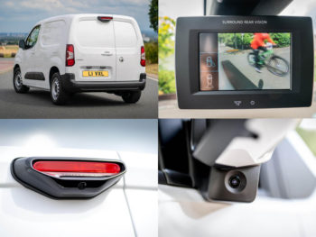 The parking pack, including the Surround Rear Vision camera, is available from £666.67 +VAT