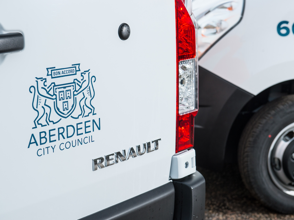 Aberdeen City Council Updates Fleet With Over 200 Renault Pro+ Vehicles