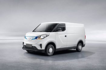 The new electric-only Maxus e Deliver 3 is available with two battery sizes, and up to 150-miles range