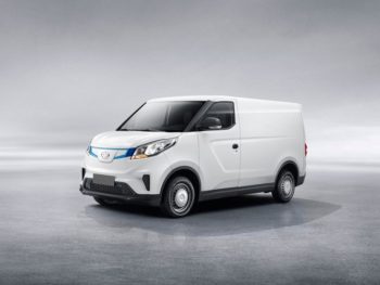 The new electric-only Maxus e Deliver 3 is available with two battery sizes, and up to 150-miles range