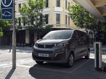 Peugeot e-Traveller electric van supports charging rates up to 100kW, allowing for 0-80% in 30 minutes