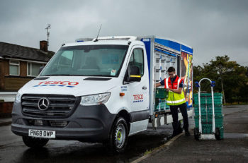 With more than 4,000 new drivers, training has become an important focus for Tesco but it cannot spare its refrigerated fleet due to high customer demand