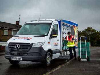 With more than 4,000 new drivers, training has become an important focus for Tesco but it cannot spare its refrigerated fleet due to high customer demand