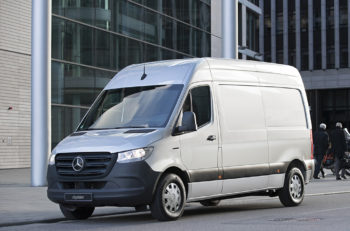 Mercedes-Benz says the eSprinter's range of 96 miles is proven to be adequate enough for most van drivers, with the European average daily distance being just 60 miles