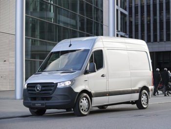 Mercedes-Benz says the eSprinter's range of 96 miles is proven to be adequate enough for most van drivers, with the European average daily distance being just 60 miles