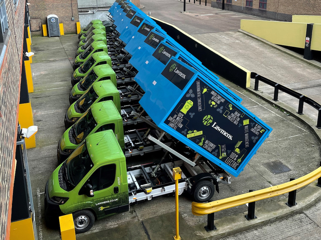 London waste management firm goes zero-emission with BEDEO electric tippers