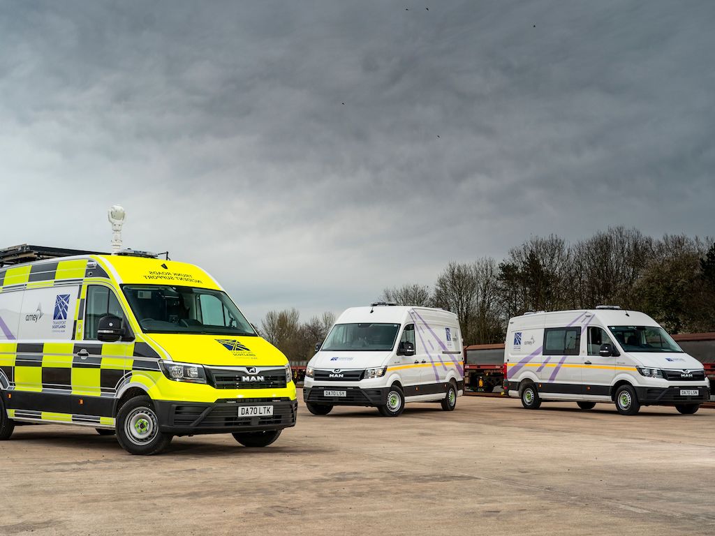 Amey bolsters Scotland's trunk roads support service with new MAN TGE fleet