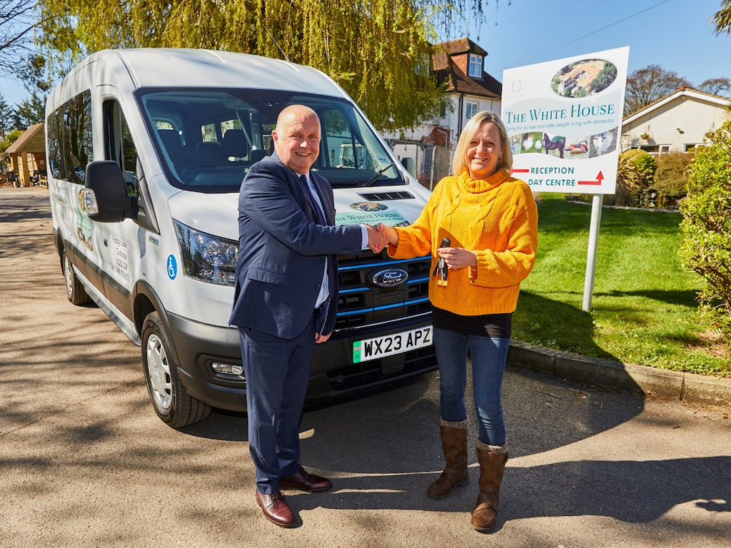 First All Electric Ford E Transit 15 Seat Minibus Delivered In Uk 1740