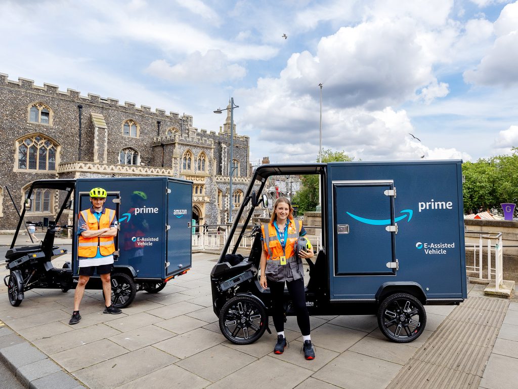 Amazon starts e cargo bike deliveries in Norwich