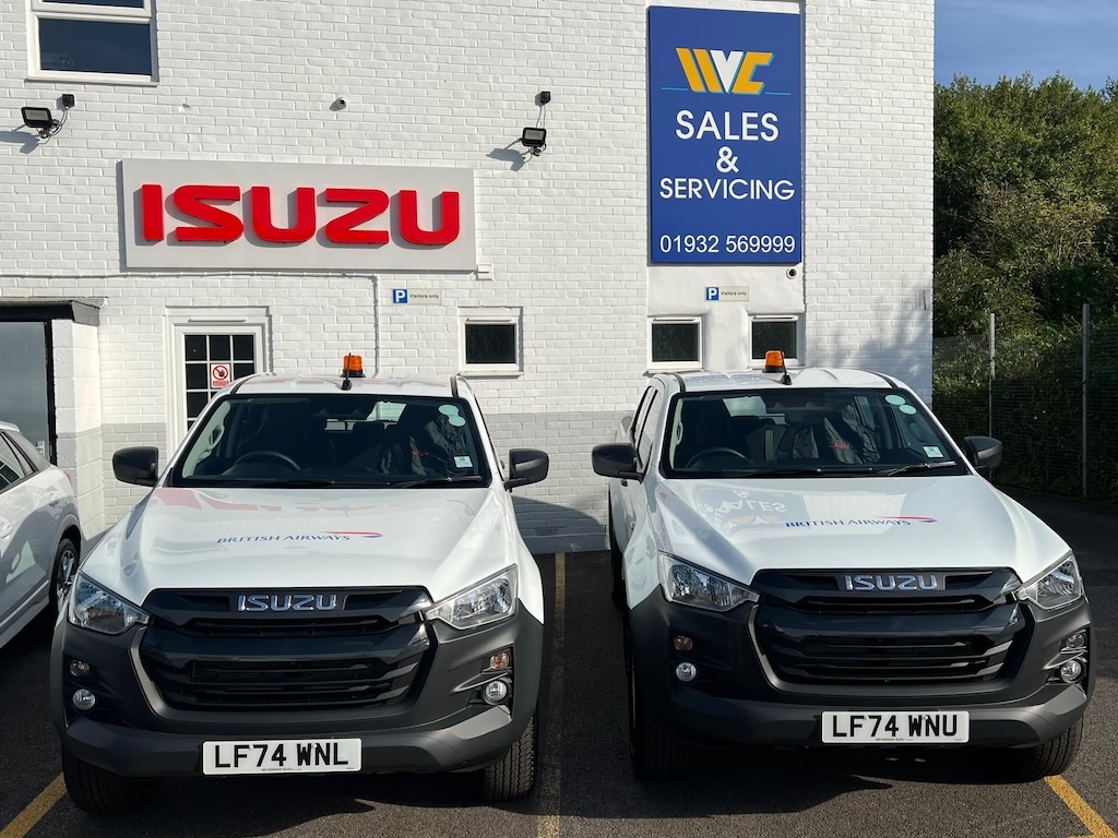 Isuzu D-Max pickups are winging their way to British Airways