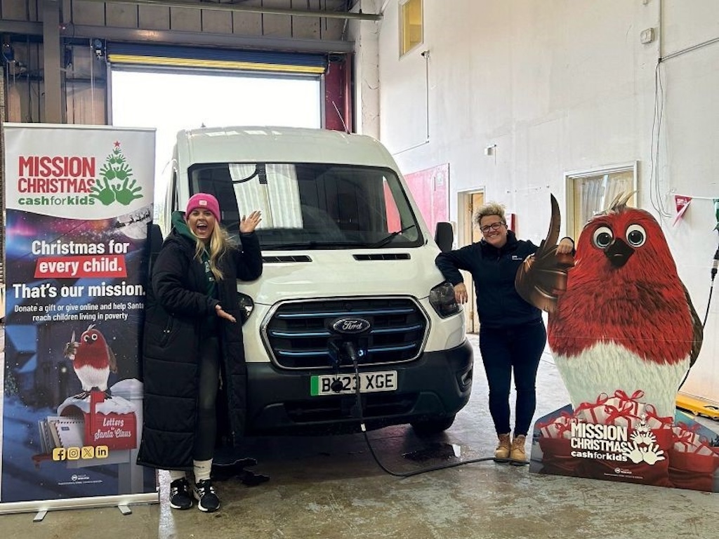 Jess Rigby Prohire supports Crisis and Cash for Kids this Christmas