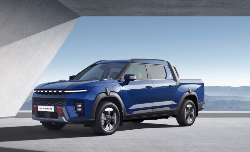 KGM Musso EV electric pickup set for UK debut and early test drives