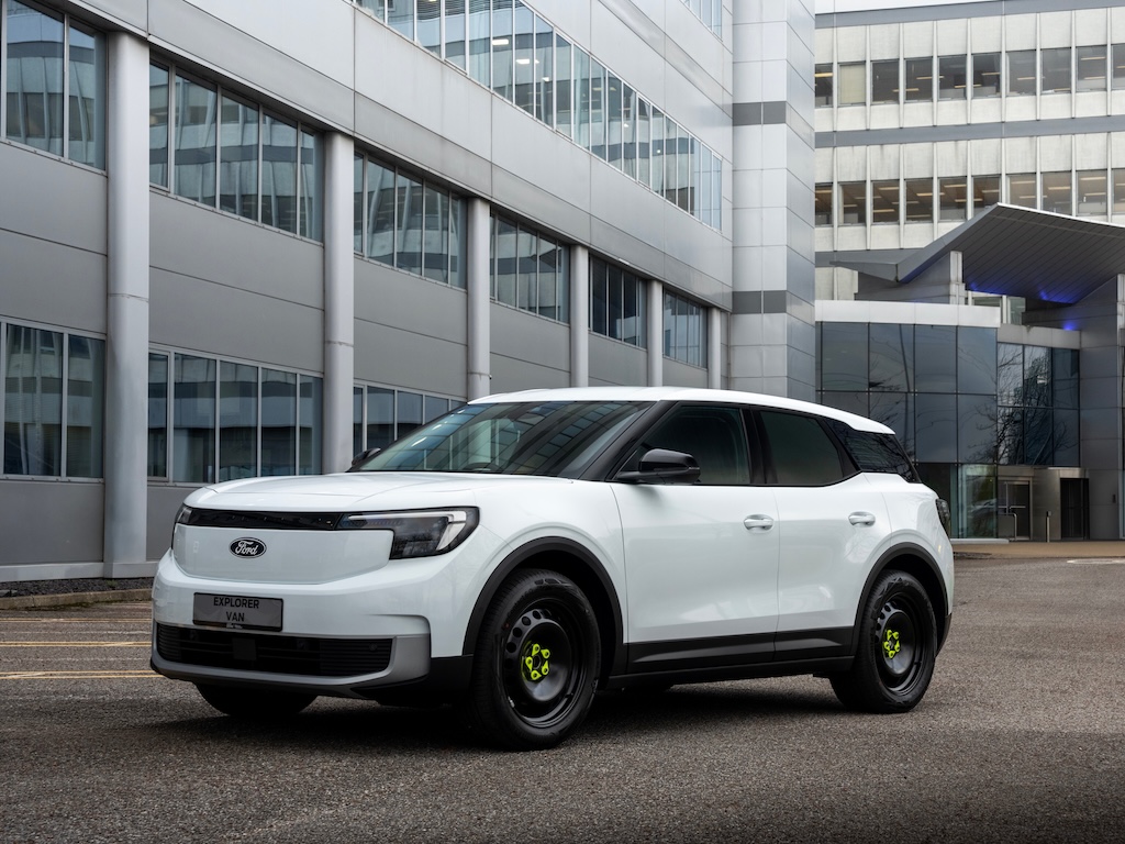 Ford debuts electric Explorer Van with 370+ mile range and 650kg payload
