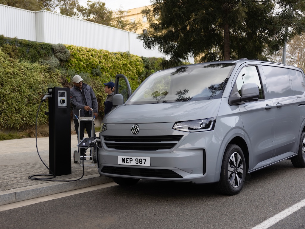 Volkswagen debuts first-ever plug-in hybrid Transporter