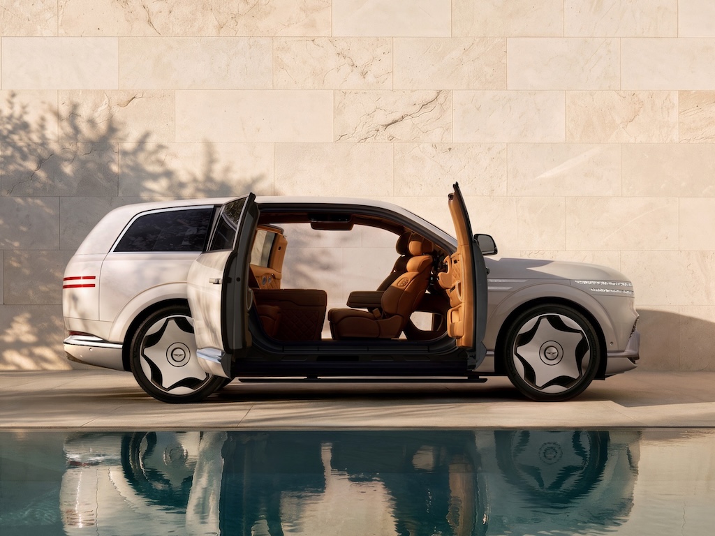 Genesis unveils GV90 flagship SUV as rival to Range Rover Electric