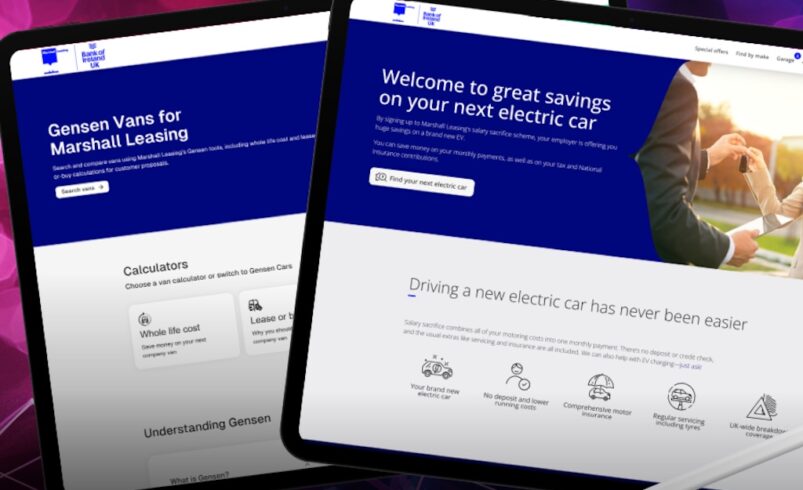 Marshall Leasing boosts LCV proposition with Gensen Vans software from BCF Wessex