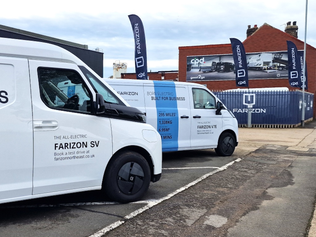 Farizon North East hub opens for electric van sales and custom conversions