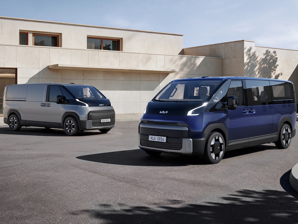 Kia PV7 uncovered with up to 285-mile range and 350kW charging