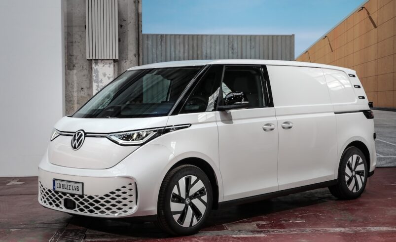 New VW ID. Buzz Cargo LWB gets 4.4m3 capacity, 1,800kg towing and sideways Euro pallet loading