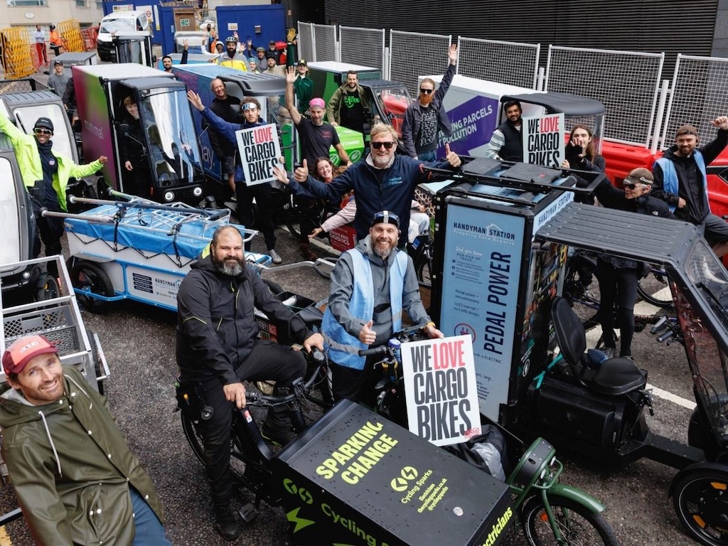 Mass cargo bike convoy demands Dutch-style zero-emission zone for London freight