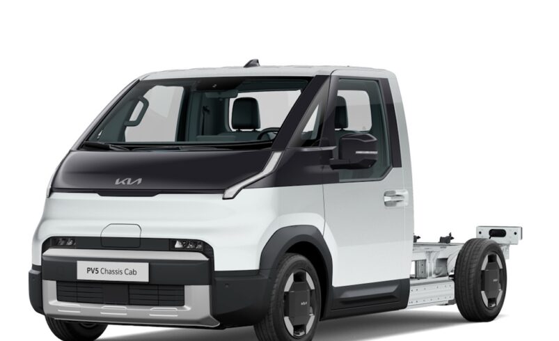 Kia PV5 Chassis to launch in UK with standard 71.2kWh Long Range battery