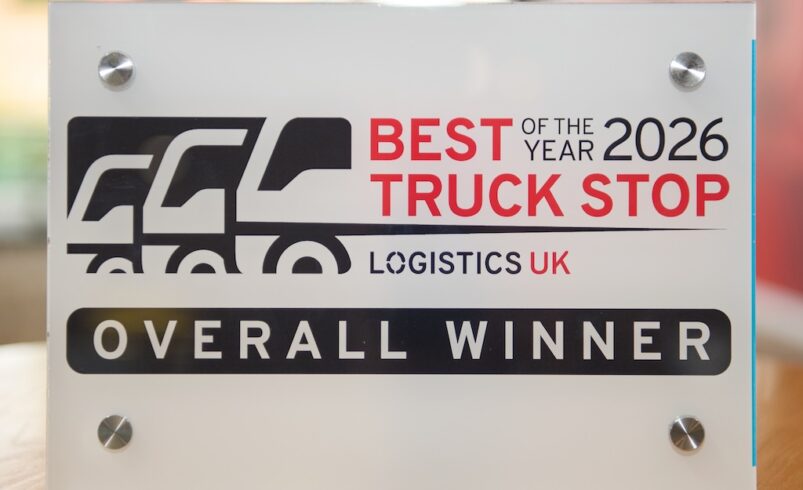 Ashford International crowned Logistics UK’s Best Truck Stop of the Year