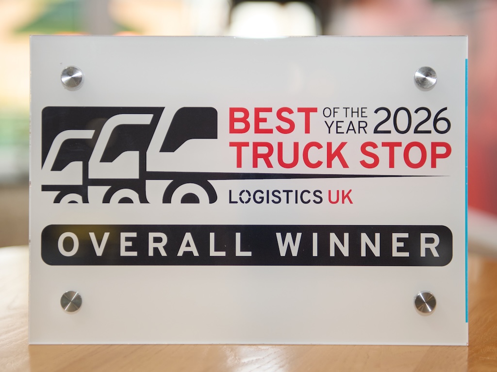 Ashford International crowned Logistics UK’s Best Truck Stop of the Year