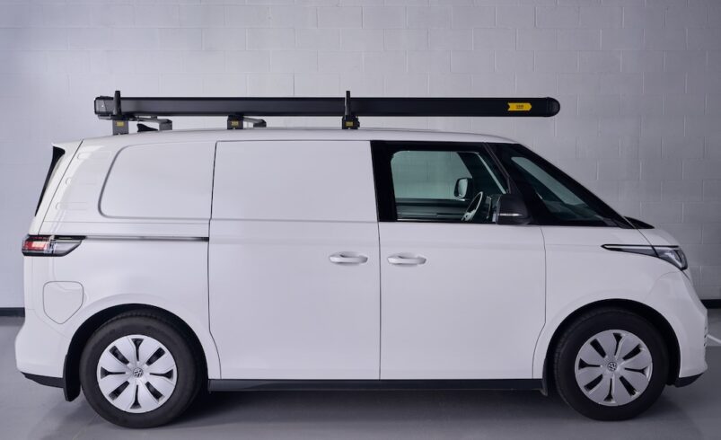 Van Guard debuts sleek new black-finish roof bars, racks and pipe carriers
