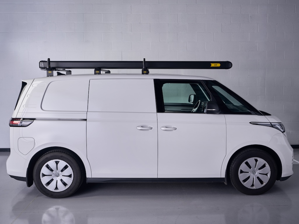 Van Guard debuts sleek new black-finish roof bars, racks and pipe carriers