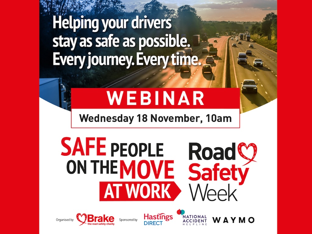 Brake reveals details for free Road Safety Week fleet webinar