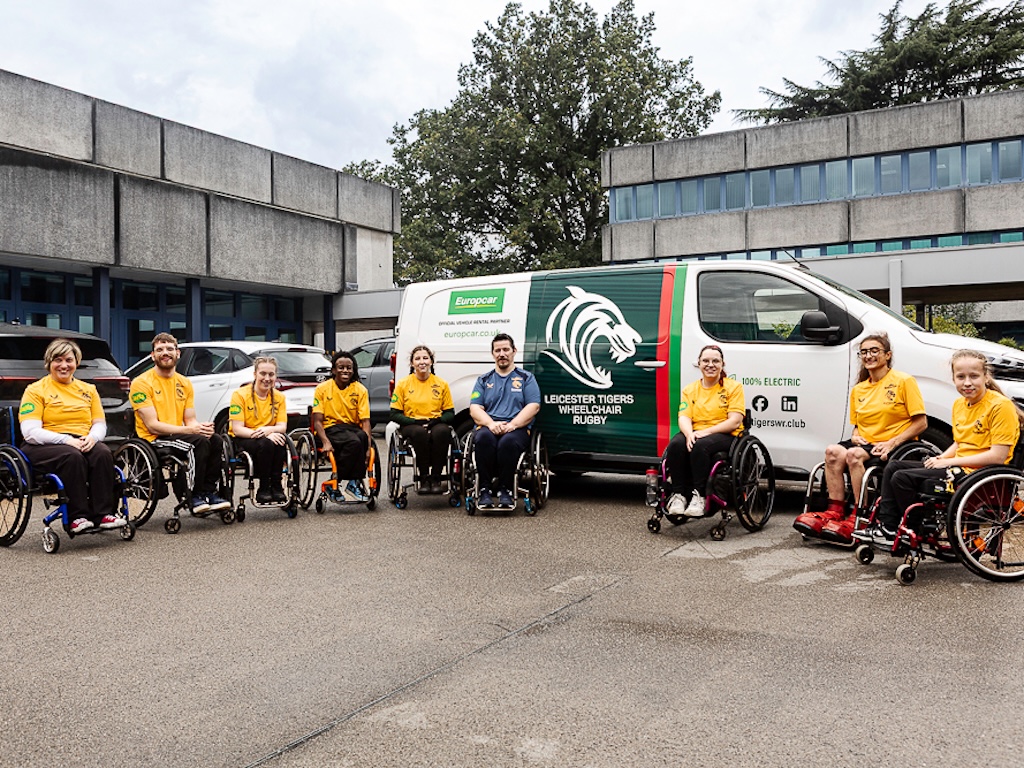 Leicester Tigers Wheelchair Rugby Club goes electric with Europcar eLCV