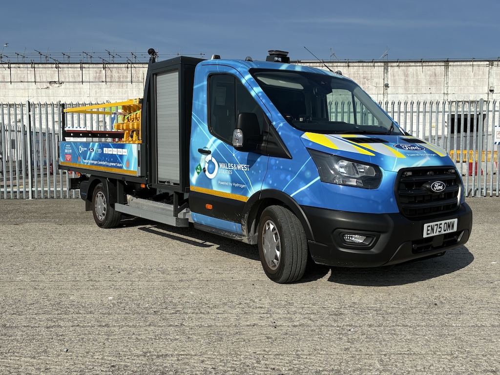 Wales & West Utilities powers hydrogen trial with Ford Transit prototype